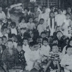青山師範學校內收容迷兒 (九月十八日)<br>Lost children accommodated at the Aoyama Teachers College, 18 September 1923<br>Source: 東京震災錄, 1926