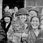 Ladies of the Franconia world tourist party called at the Uyeno public nursery, where refugee children are being quartered, and found that "kiddies" are alike the world over.<br>Source: <i>The Japan Times & Mail</i>, 27 December 1923