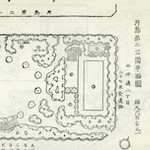 月島第二公園平面圖<br>Layout of  Tsukishima Daini Primary School and the adjacent Tsukishima Daini Park<br>Source: 東京市教育復興誌, 1930
